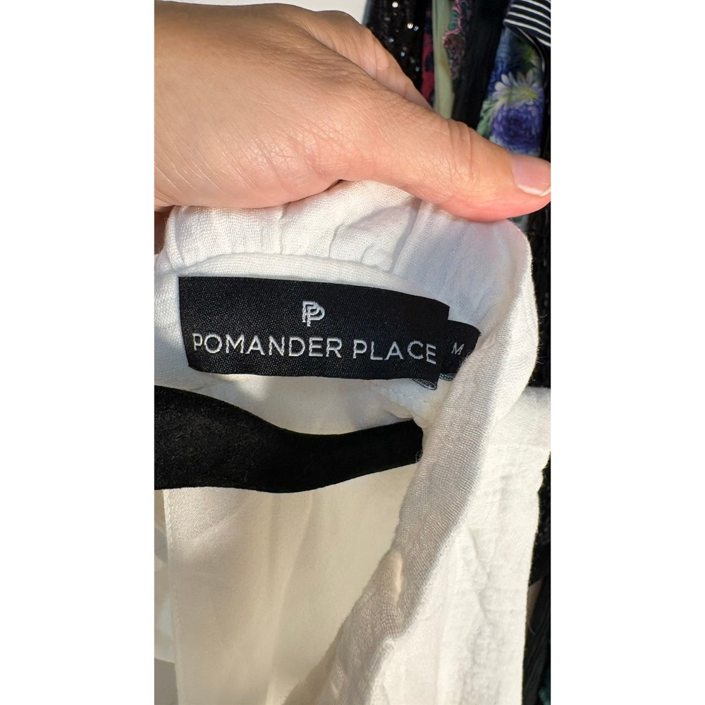 Tuckernuck Pomander Place Morgan White Mini Swing Dress (MSRP: $158) Medium - Picture 5 of 8